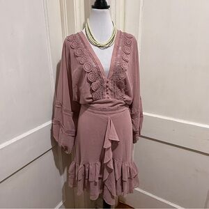 New with Tags! City Chic Dusty Pink Dress Plus Size